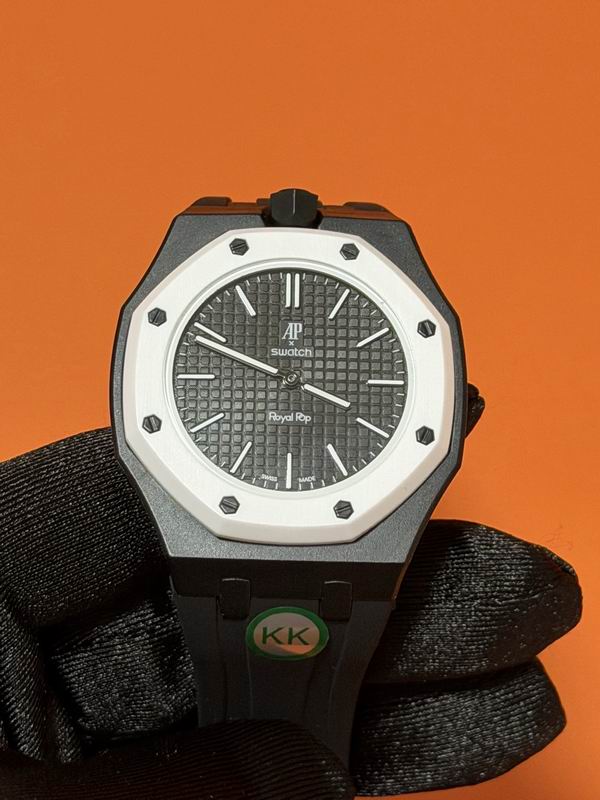 AP x Swatch Royal Oak Watch – Black & White Edition