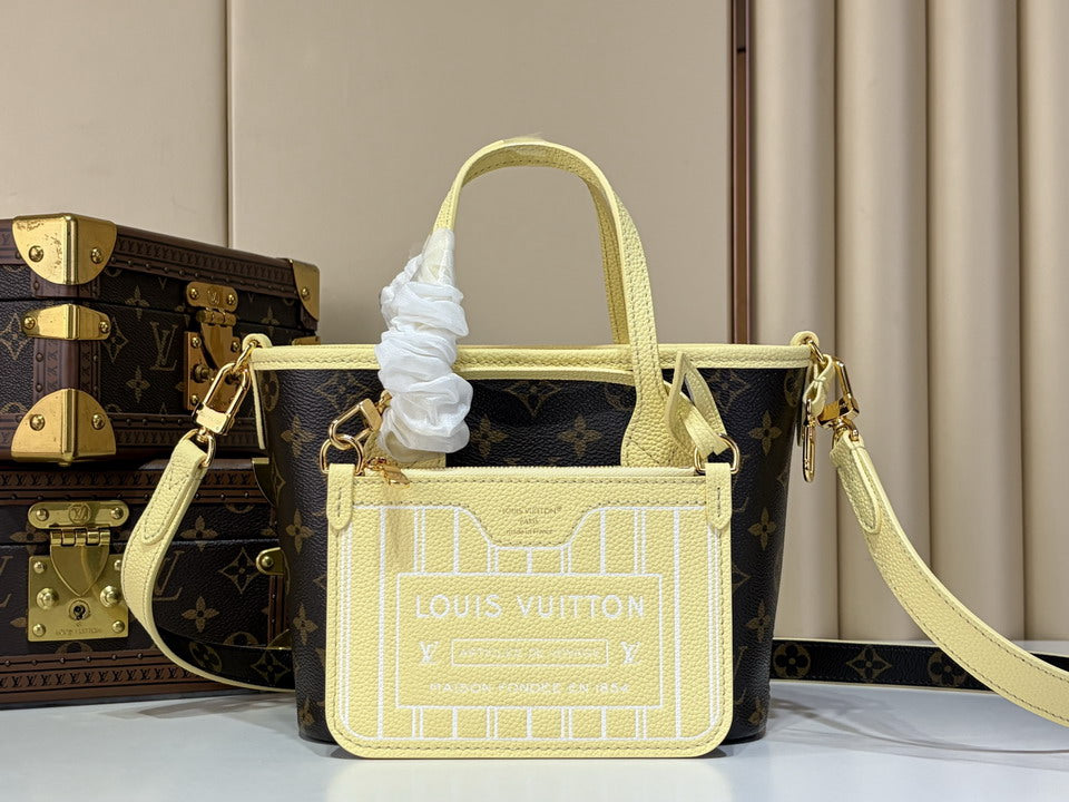 Louis Vuitton Neverfull MM Tote Bag – Yellow Monogram Canvas